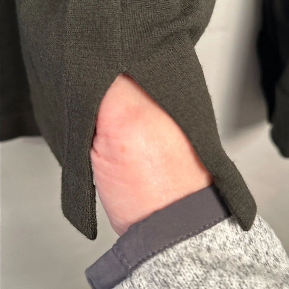 Ralph Lauren Wool Blend Long sleeve Polo charcoal Size X-large